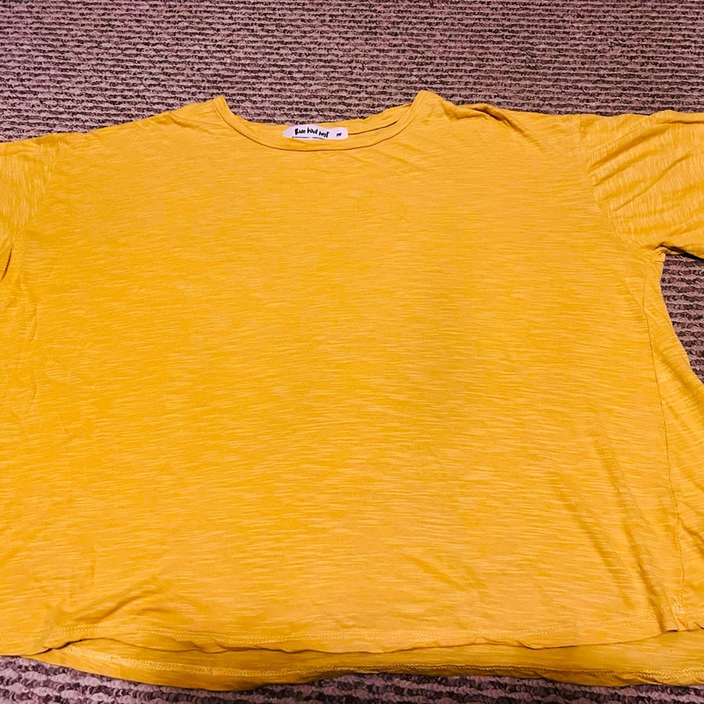 Must colored short sleeve tee. Material is very soft and light weight.